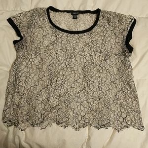 Torrid Lace Short Sleeve top